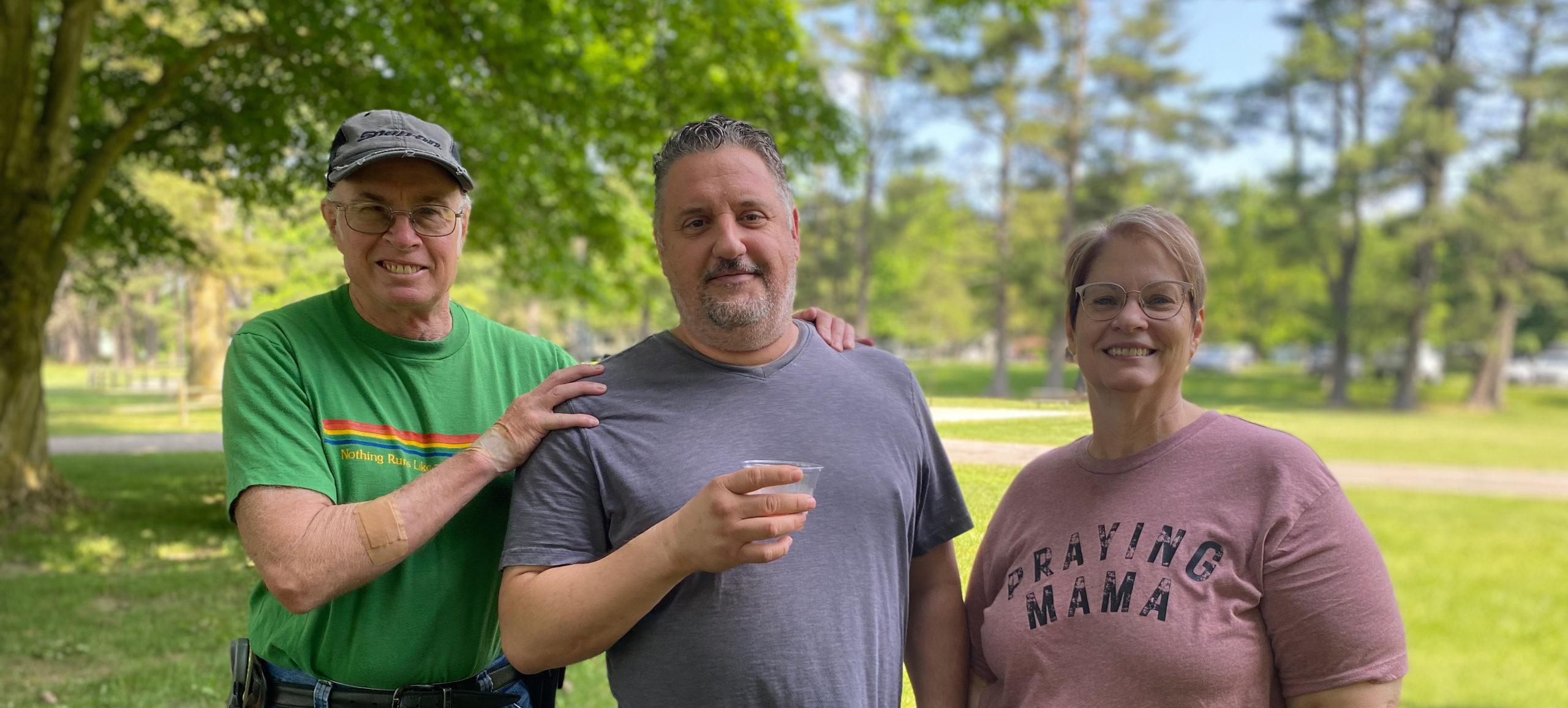 Larry, Greg, and Rosie of Wauseon Community Church